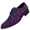 Britische spitze Slip-On Lederschuhe: Herren Freizeit-, Bequeme & Atmungsaktive Glänzende Schuhe