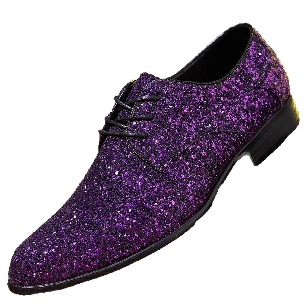 Britische spitze Slip-On Lederschuhe: Herren Freizeit-, Bequeme & Atmungsaktive Glänzende Schuhe
