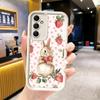 Phone Case for Samsung Galaxy A17 A16 A15 A14 A13 Cute Cartoon Bunny Rabbit A56 A36 A26 A55 A35 A25 A54 A34 A24 A53 A33 A23 A07