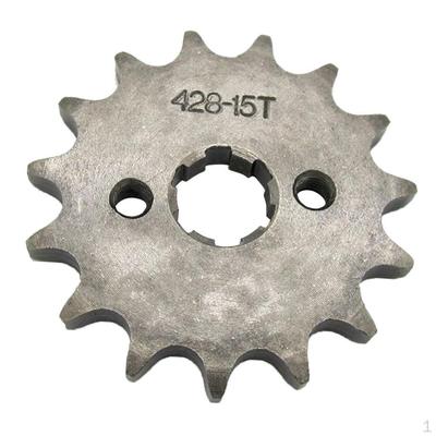 Pignone 15T 428/Ruota divisoria Ingranaggio anteriore Dirt Bike ATV Ciclomotore 17mm
