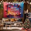 Christmas Tree Tapestry Background Cloth Hanging Cloth Bedroom Bedside Decorative Wall Cloth Rental Dormitory Tapestry