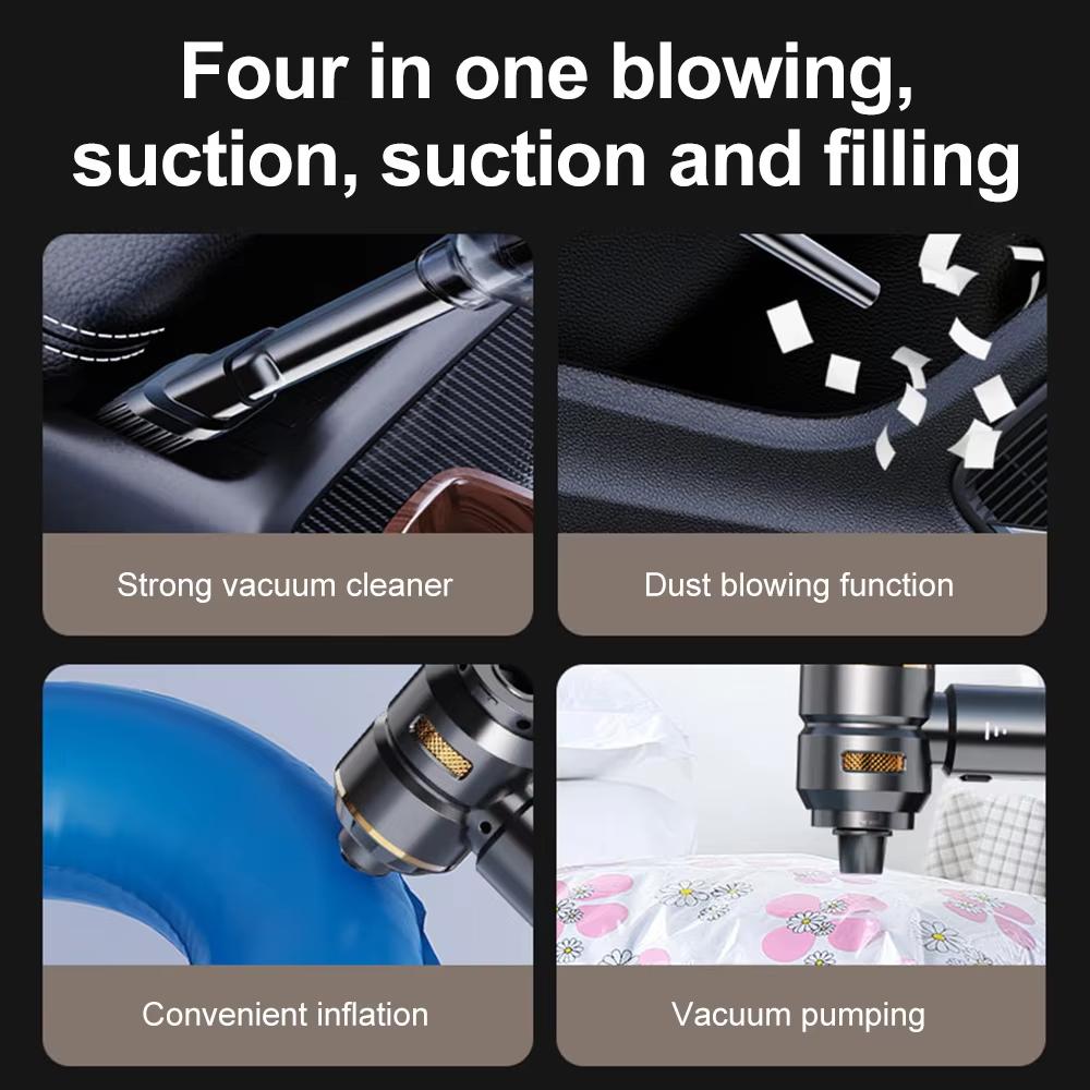 2026 New Powerful Car Vacuum Handheld Brushless Motor Auto Parts 6000mAh Large Capacity Battery Powerful Cordless Vacuum Cleaner Home Appliances