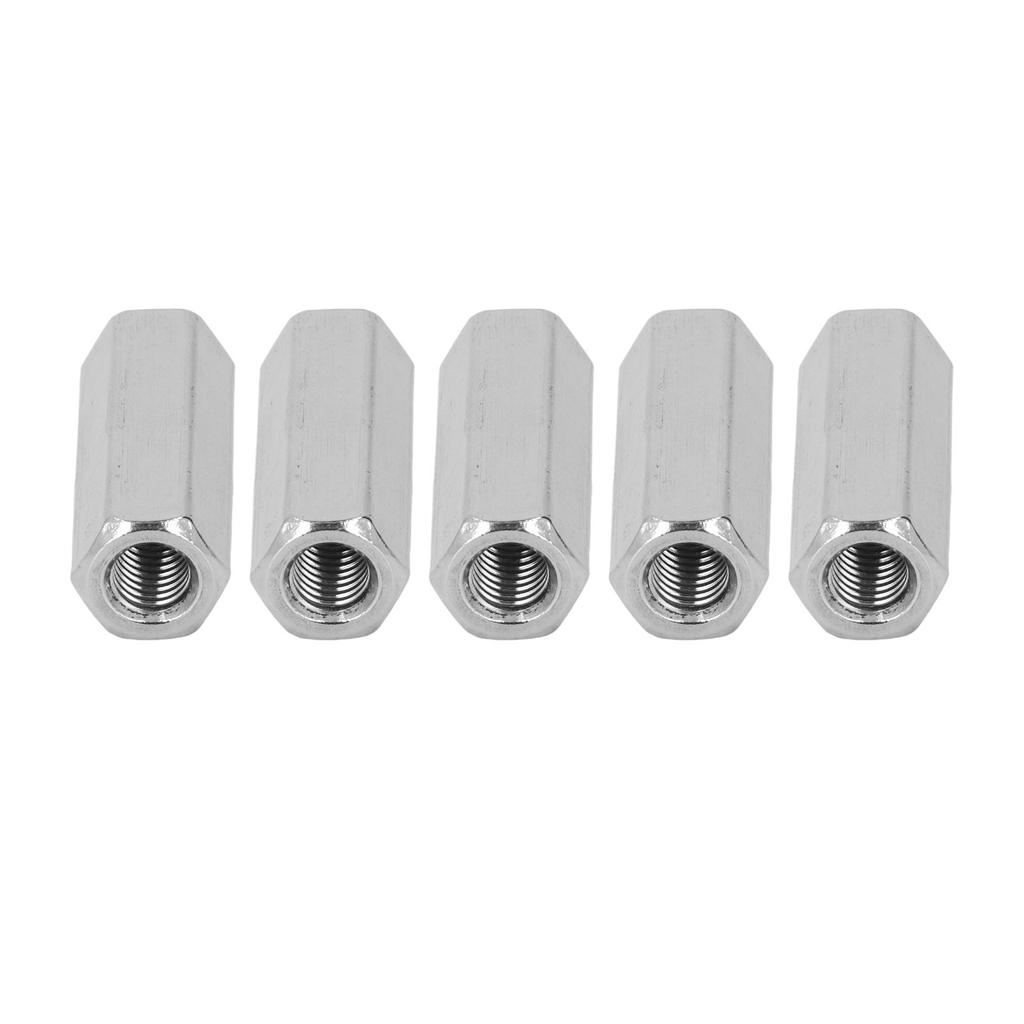 5 Stück Sechskant-Verbindungsmutter 304 Edelstahl Einfache Montage M10 Verbindungsmutter für Schrauben Bolzen