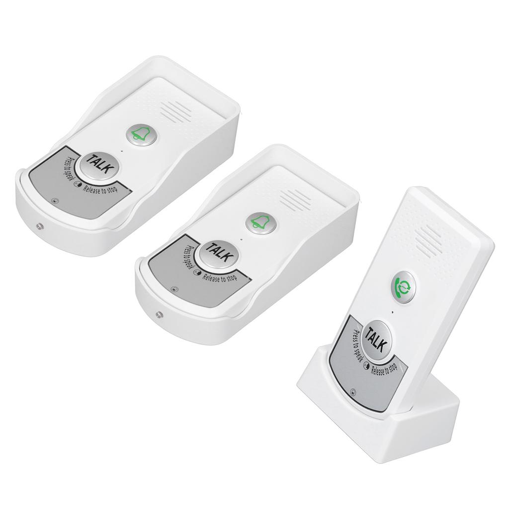 Wireless Voice Intercom Doorbell 410 To 490MHz IP54 Waterproof 1000m Distance Home Doorbell