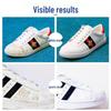 White Shoe Cleaner Mousse - Waterless Cleaning & Whitening with Brush for Sneakers