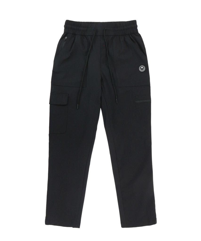 MONBIRDIE GOLF Cooling Cargo Elastic Waist Functional Pants Black