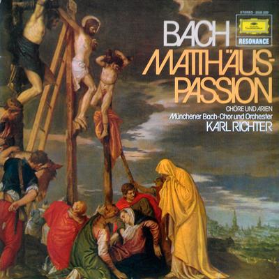 LP Platňa KARL RICHTER, MUNCHENER BACH-CHOR U - Bach Matthaus-passion / Zbor A 2535220 DEUTSCHE GRAMMO Nemecko Klasická Použitá