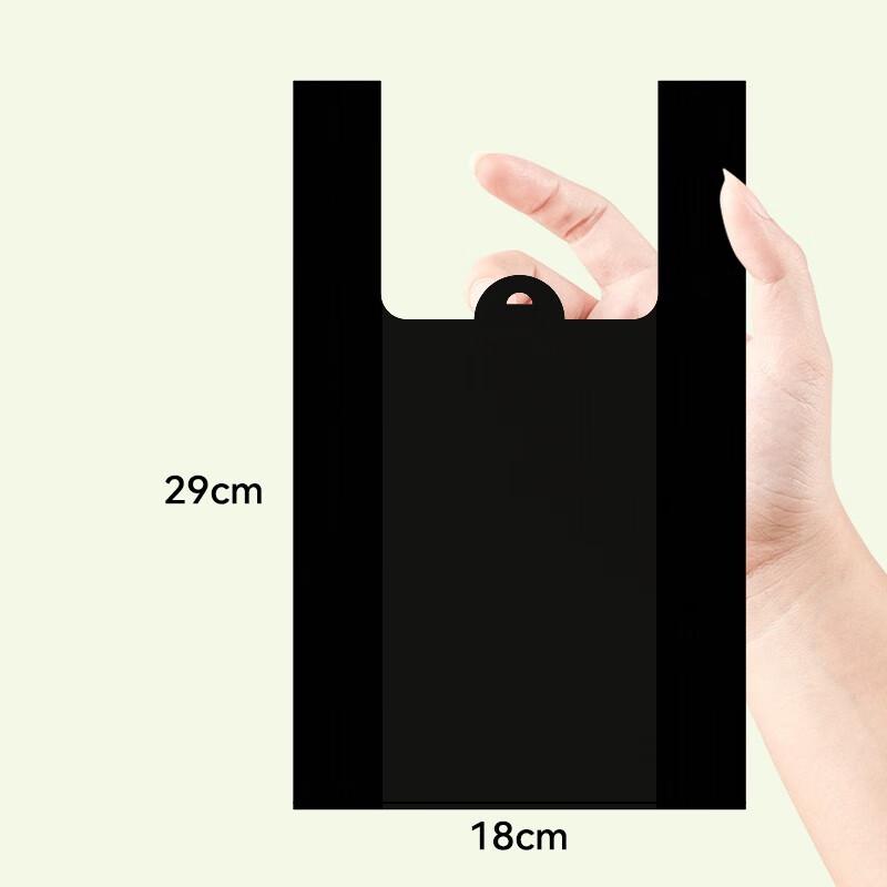 Пакеты для утилизации собачьих экскрементов и кошачьего наполнителя Qianxing черные