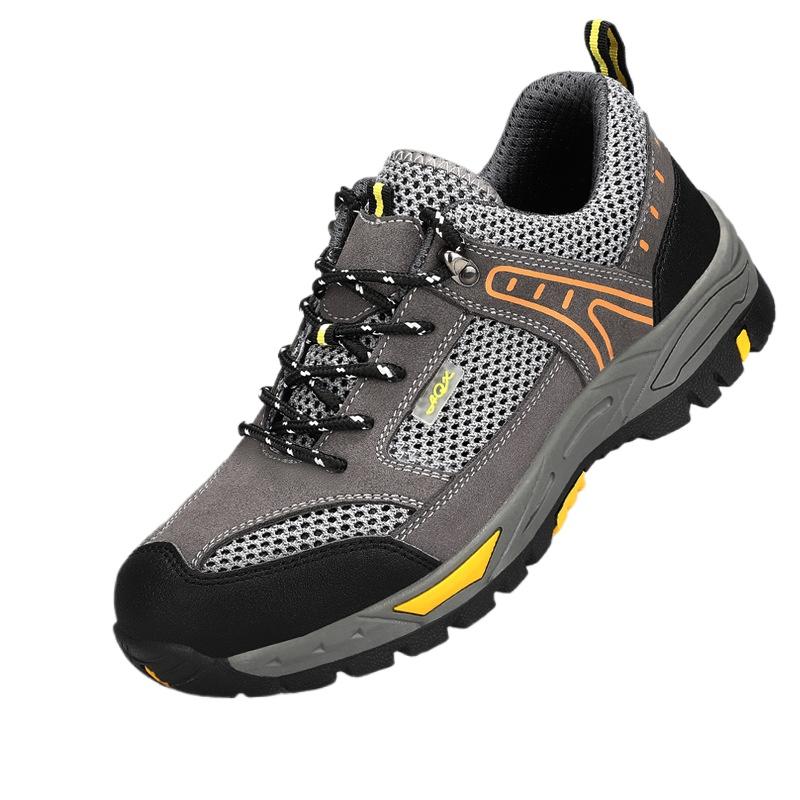 Anti-smashing and Anti-piercing Labor Insurance Shoes, Durable Steel Baotou Construction Site Protective Steel Plate Work Shoes