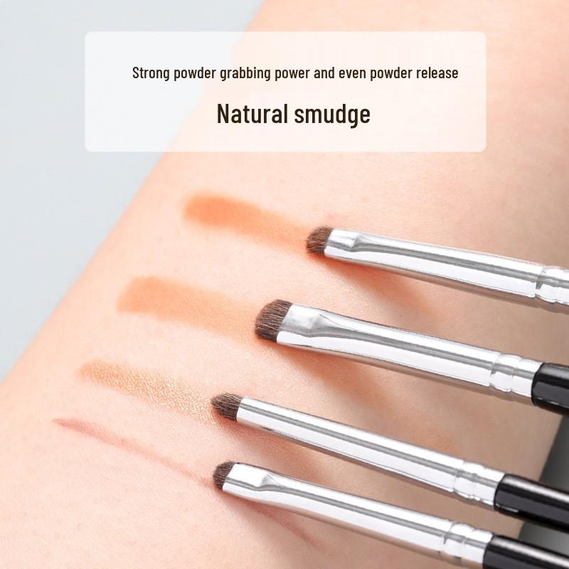 Baishui Ziegenhaar Augen Detail- & Verblendpinsel Set - 4 Stück