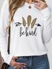 (Asian Size) letter trend cute 90s Casual Fashion Print T Shirt Tee Women Clothing autumn winter spring Top o-neck Graphic Long Sleeve T-shirts