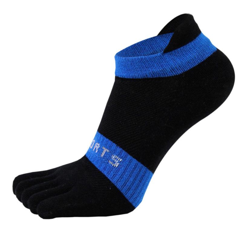 Men's Cotton Thread Five-toe Sports Toe Socks, Summer Thin Split-toe Socks, Five Toes