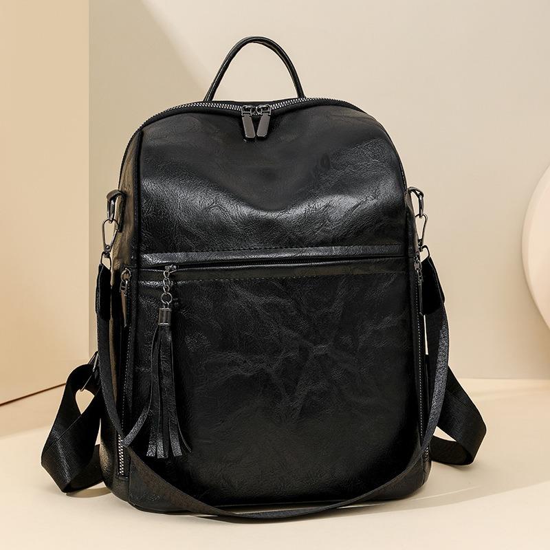 Women's backpack Fashion new retro backpack Multifunctional large capacity simple portable shoulder bag