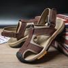 Men's Beach Sandals Man 2025Men's Summer Sandal Casual Sneakers Genuine Slippers Brand Luxury Sandals Men's Slippers