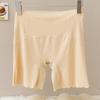 Seamless high-waisted safety shorts for women, anti-exposure, summer thin underwear, plus-size tummy control leggings, ice silk hot-selling item