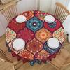 East Urban Home Moroccan Round Tablecloths 60 Inches Bohemian Geometric Table Covers for Parties Table Cloth