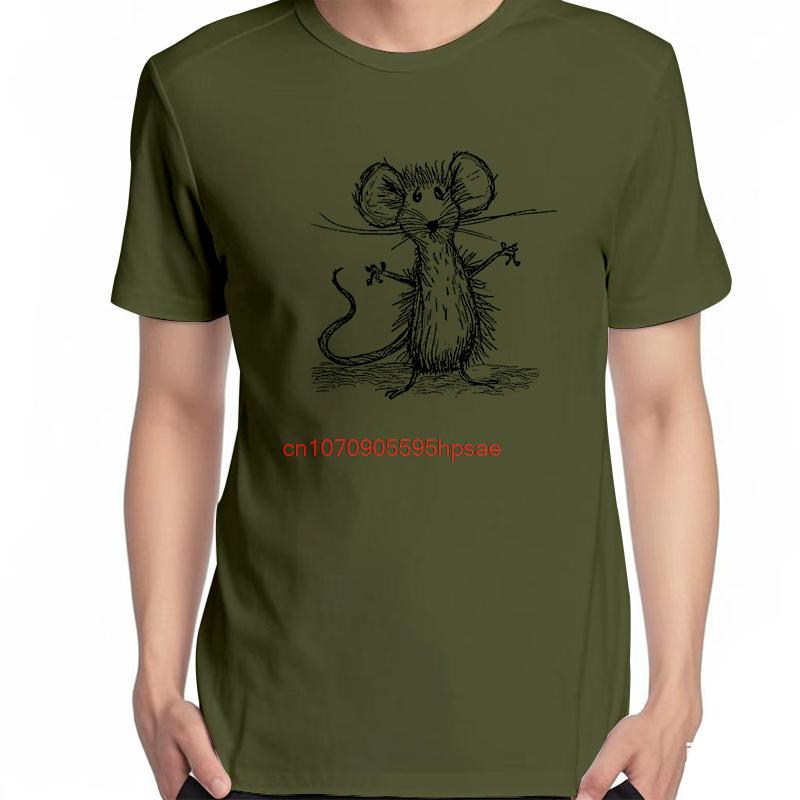 Adorable Mouse Fashion Graphic T Shirts Summer Tees Tops Cotton New Shirts And Tshirts Unisex Breathable Printing T Shirt