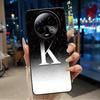 Black Case For BLU Bold K50 Soft Silicone Anti-scratch Casing For BLU Bold K50 Lucky A-Z Letter Pink Shiny Starry Sky Back Cover
