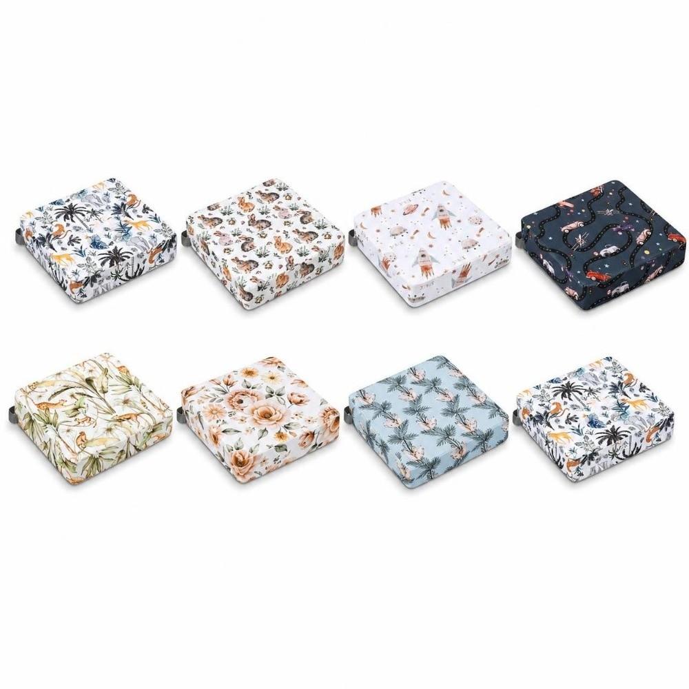 Portable Children Booster Seat Cartoon Printed Toddler Chair Cushion For Children