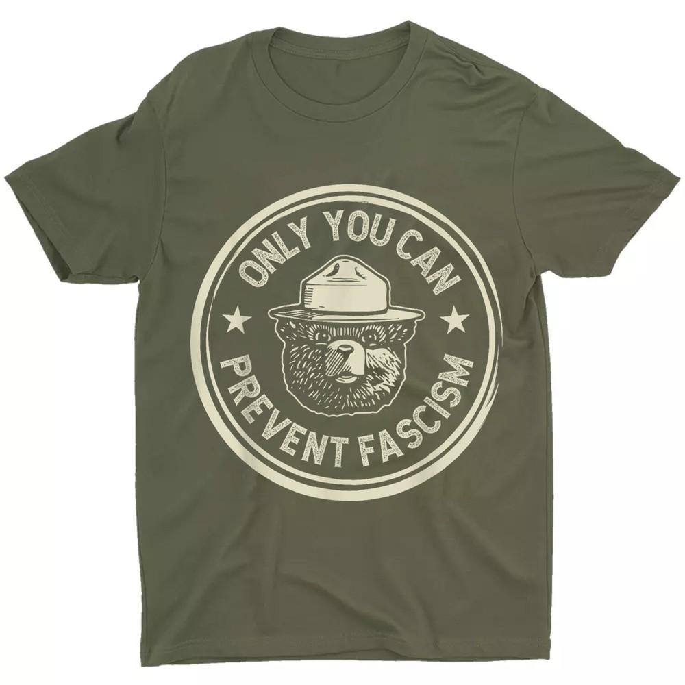 

Vintage Smokey The Resist Bear Only You Can Prevent Fascism Unisex T-Shirt 4XL