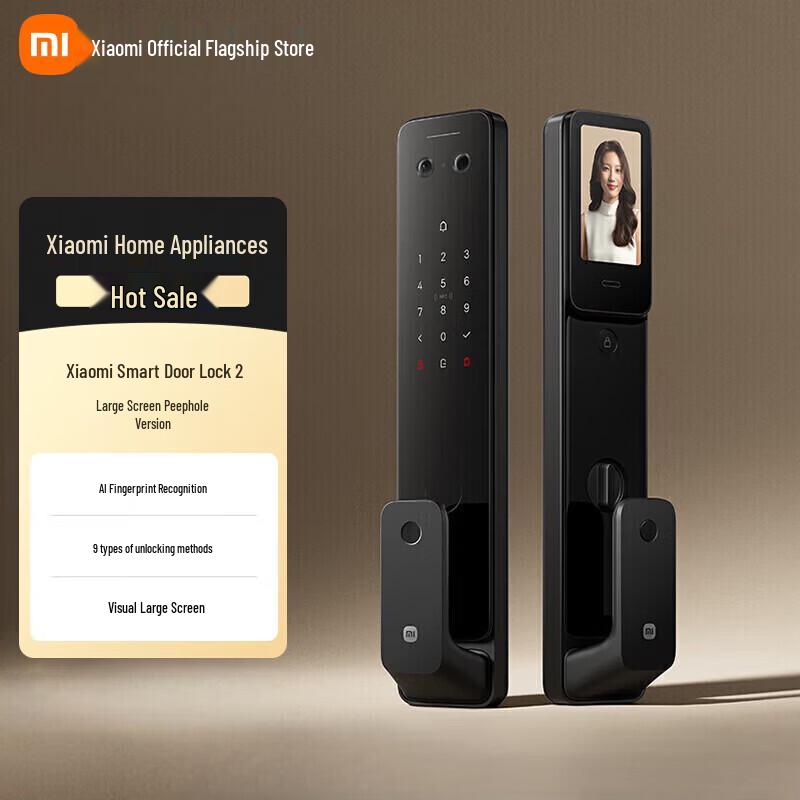 Xiaomi Smart Door Lock 2 Pro with Large Screen Cat Eye