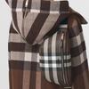 Burberry Borsa a tracolla pettorale in tela ecologica a quadri scuri da uomo Marrone Noce Scuro 80365591