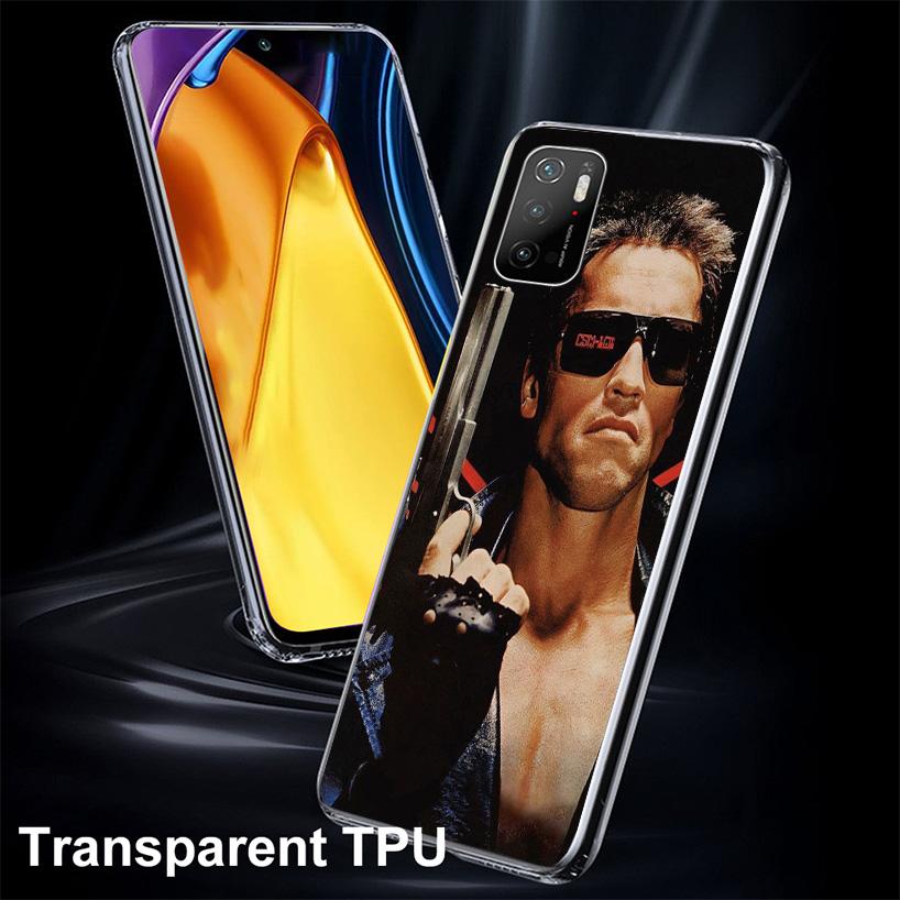 Arnold Schwarzenegger Terminator Phone Case For Xiaomi Poco X7 X6 X5 Pro F7 Ultra Redmi 15C 15 13C 13 12C 12 10 10A 10C 9 9A 9C