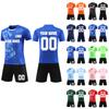 Personalisierte Shirts Kit Herren Mädchen mit Namen Nummer benutzerdefinierte Fußballtrikots für Jungen Trainingsanzug