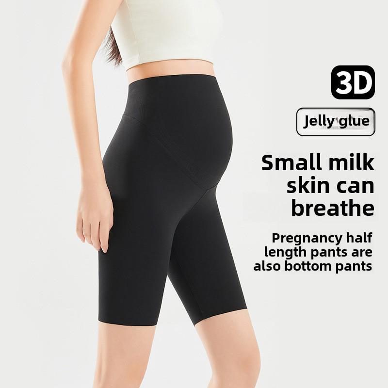 Maternity Belly Support Shorts - Lightweight, Spring/Summer Safety Leggings
