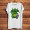 Lucky Fortune Plutus Cat Great CthulhuFunny TShirt Unisex HommeDaily Short Sleeve Casual T Shirt UnisexBreathable Print Tee