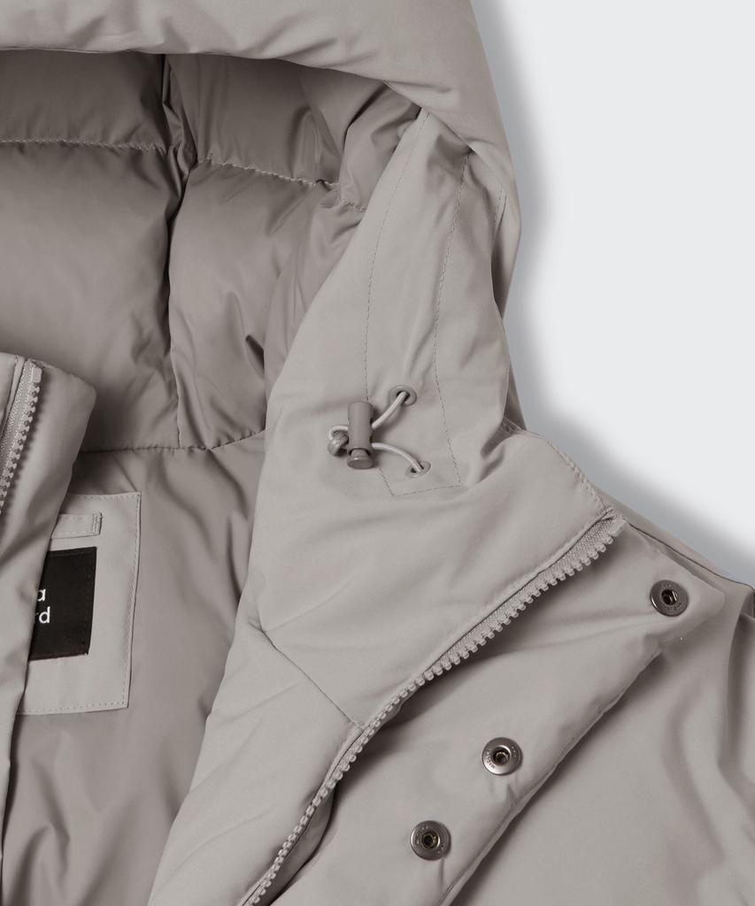 Musinsa Standard Minimal Hooded Down Short Padded Jacket [Light Gray]