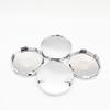 4er Set Universelle Chromsilberne Auto-Radnabendeckel