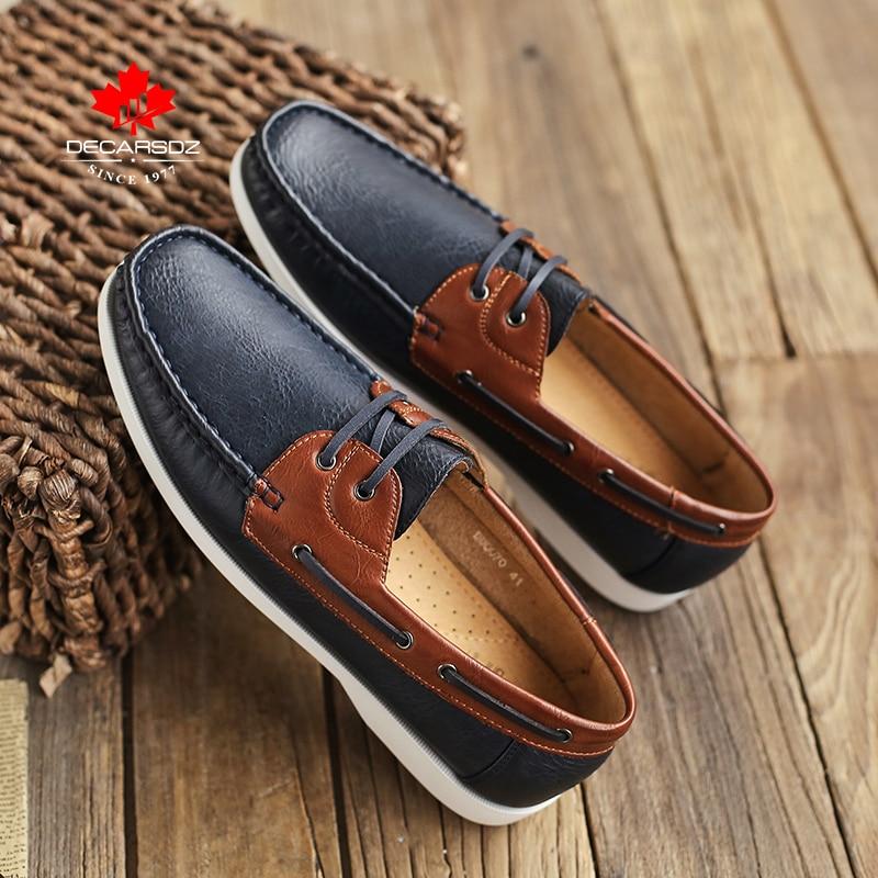 DECARSDZ Zapatos de hombre 2021 Moda Verano Otoño Mocasines Zapatos Hombres  Cómodo Cuero Drive Calzado Hombres Zapatos Casuales comprar a buen precio —  entrega gratuita, reseñas reales con fotos — Joom