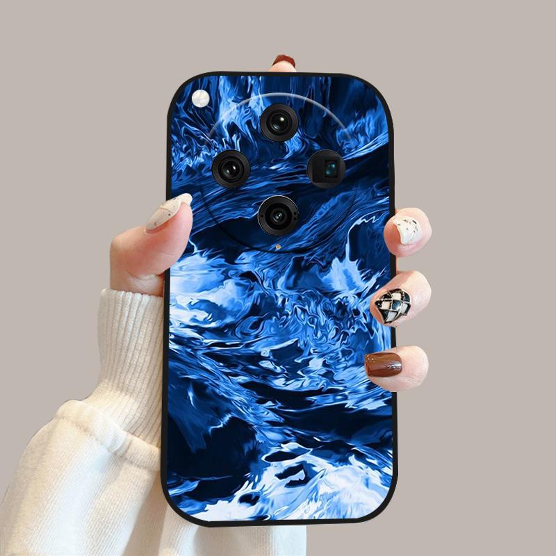 Stylish Phone Case For Oppo Find X8 Pro Coque PKC110 Silicone TPU Soft Cover For Oppo FindX8 5G Phone Shockproof Bumper Fundas