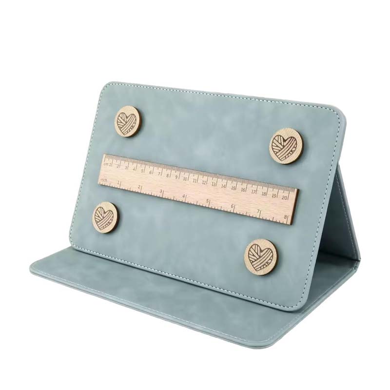 Магнитный держатель схем для вязания, держатель схем для вязания, органайзер для вязания, держатель схем для вышивки крестом, магнитная доска, держатель схем для вязания крючком синий