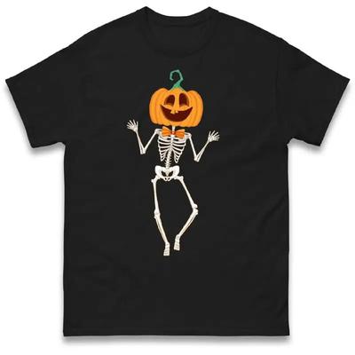 T-shirt Squelette Halloween Personnage d'Horreur Soirée Nuit