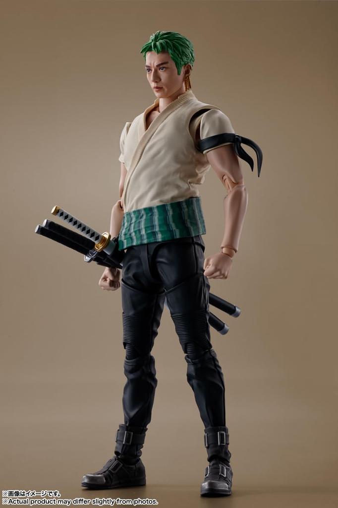 TAMASHII NATIONS Roronoa Zoro Netflix ONE 145mm Painted Movable Figure S.H.Figuarts (A Series PIECE) Approx. PVC&ABS