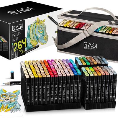 Alcohol MARKERS 264 Rotuladores, bolígrafos de doble cara