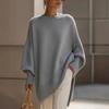 Oversized Knit Sweater Women Loose Fit Casual Pullover Long Sleeve Top