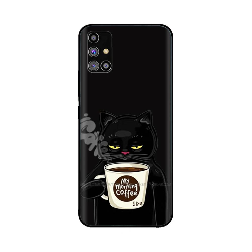 For Samsung Galaxy A51 Phone Case Heart-Butterfly Funda For Samsung A51 Case A 51 4G 5G Cover Protection Liquid Silicone Bumper
