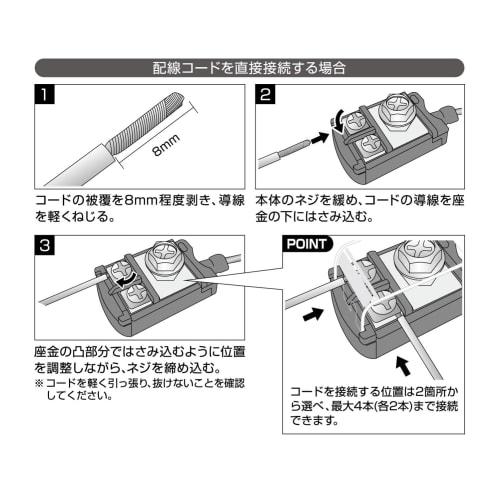 Amon Earth Point Expansion Terminal DC12V140W or Less/DC24V280W or Less 2833