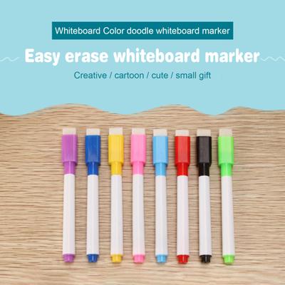 8Pcs Painting Pens Watercolor Erasable Plastic Practical Color Gel Ink Pen for Office