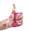 12 par Tynne sommerhansker i nylon med blomstermønster uten lim Beskyttelse Teplukking Pustende hansker