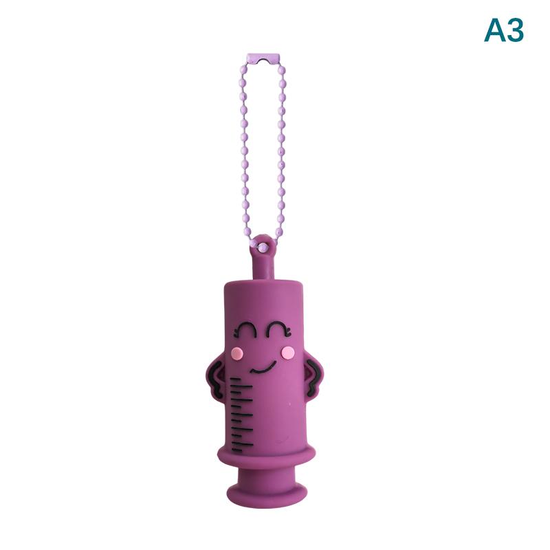 Ampoule Bottle Opener Keychain Syringe-Shaped Cutter Nurse Doctor Ampoule Bottle Opener Aid Medication Vial Breaker Tool