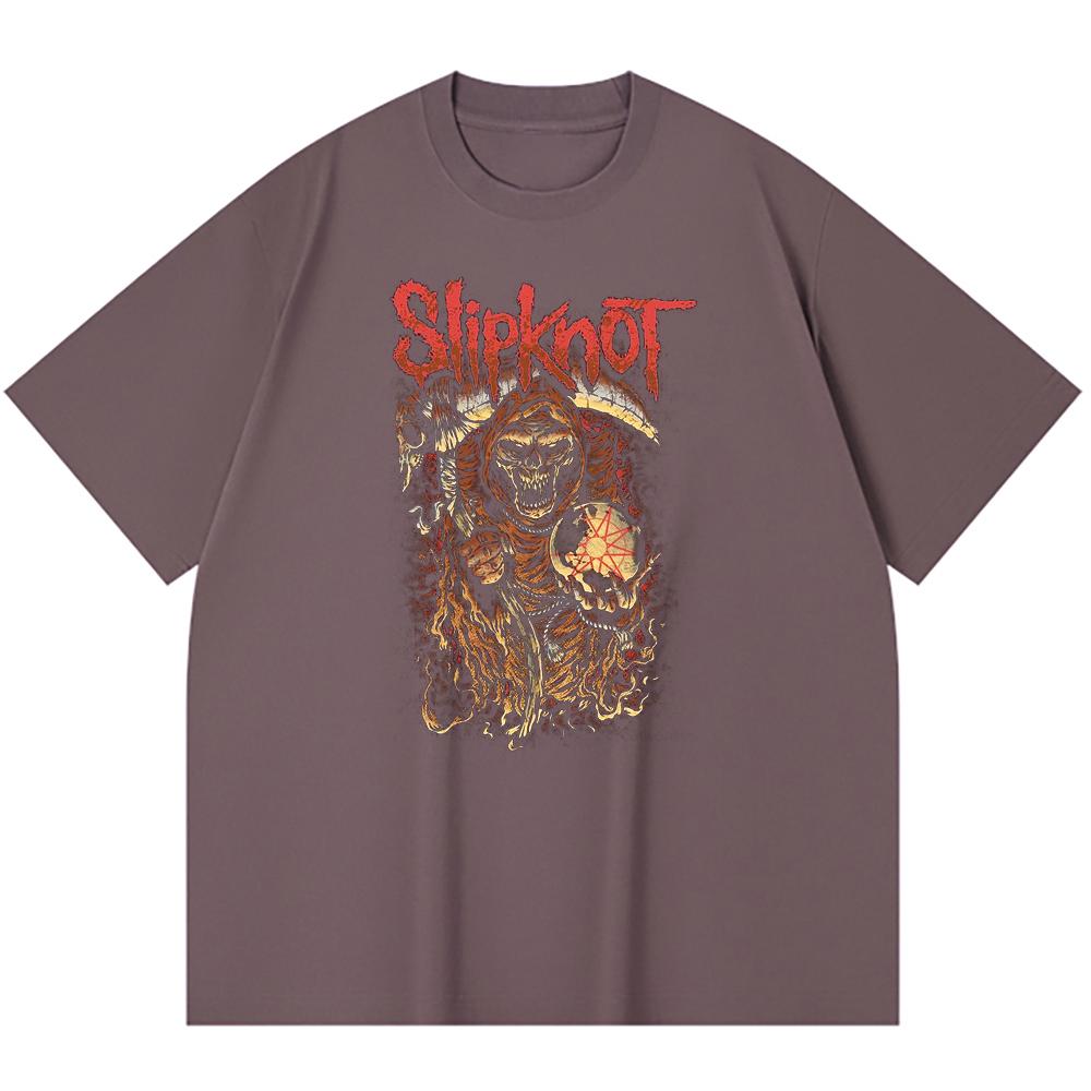 230 Gsm 100% Cotton Heavy Metal T-Shirt Rock Band Popular Music Print Unisex Heavy Cotton T Shirt