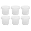 10pcs Dessert Cups with Lids High Temperature Resistant PP Plastic Party Serving Cup for Pudding Yog