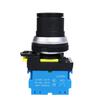 30mm Key Rotary Switch On Off LA36M Latching Self Locking Start Stop Electrical Knob Button Switches 10A 2NO(2 Position-1NO)