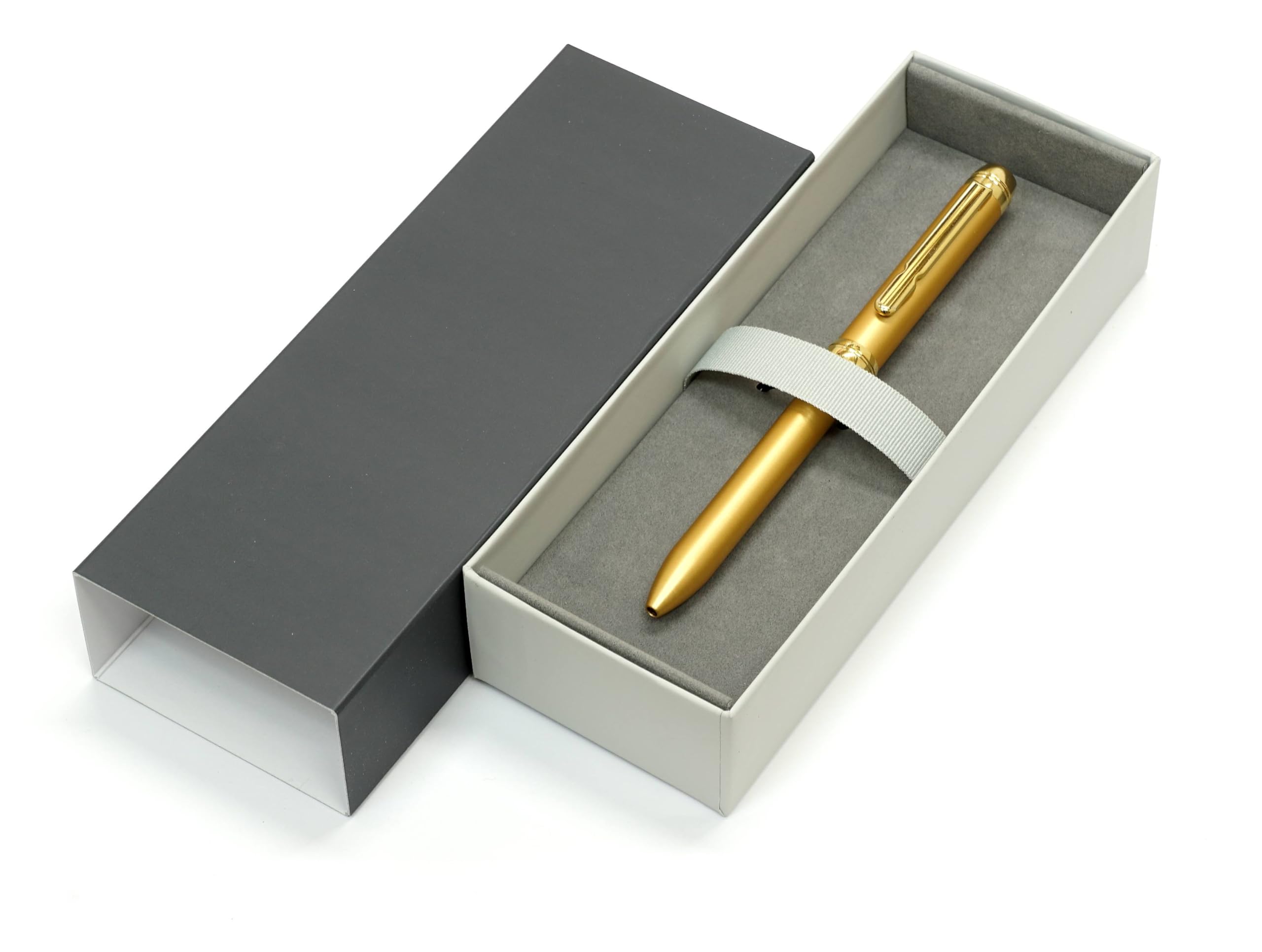 

Made in Japan Metal Turbo 2-Color Twist Ballpoint Pen, Custom Gold, Premium Boxed, Gold, K7-2CK-1-K