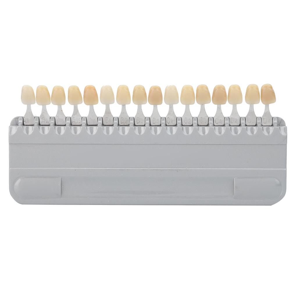 

16 Color Dental Shade Guide Teeth Whitening Shade Guide Color Comparator