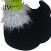 Enfeite de Árvore de Natal Elfo Verde Brinquedo de Pelúcia, Boneca de Animal Macio Recheado com Decoração de Casa Festiva Perna Longa Retrátil para Lareira Suporte de Mesa